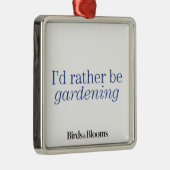 Ornement En Métal Plutôt fasse du jardinage (Droite)