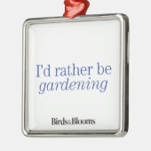 Ornement En Métal Plutôt fasse du jardinage (Gauche)
