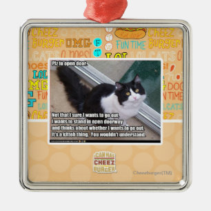 Ornement En Métal PLZ à la porte ouverte