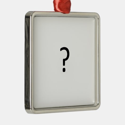 Ornement En Métal Point d'interrogation (Droite)