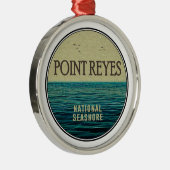 Ornement En Métal Point Reyes National Seashore Ocean Birds (Droite)