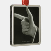 Ornement En Métal Pointage d'homme (Droite)