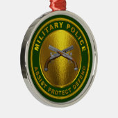 ORNEMENT EN MÉTAL POLICE MILITAIRE (Droite)