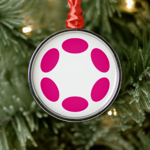 Ornement En Métal Polkadot