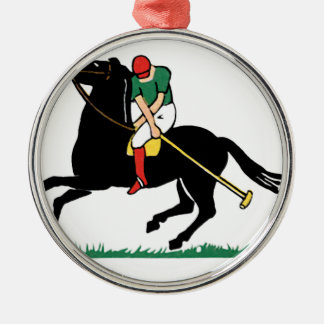 Ornement En Métal Polo de cheval de Deco