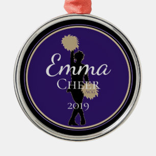 Ornement En Métal Pom-pom girl d'ornement d'acclamation
