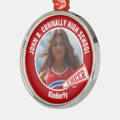 Ornement En Métal Pom-pom girl rouge photo secondaire Noël (Gauche)