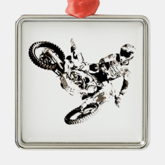 Ornement En Métal Pop Art Motocross Motorcyle Sport
