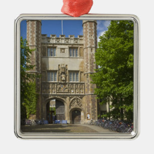 Ornement En Métal Porte de Trinity College et rangées de bicyclettes