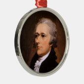 Ornement En Métal Portrait d'Alexander Hamilton par John Trumbull (Droite)