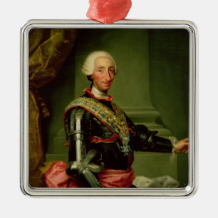 Ornement En Métal Portrait de Charles III c.1761
