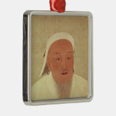 Ornement En Métal Portrait de Genghis Khan, mongole Khan (Droite)