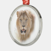 Ornement En Métal Portrait de lion (Gauche)