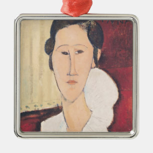 Ornement En Métal Portrait de Madame Hanka Zborowska, 1917
