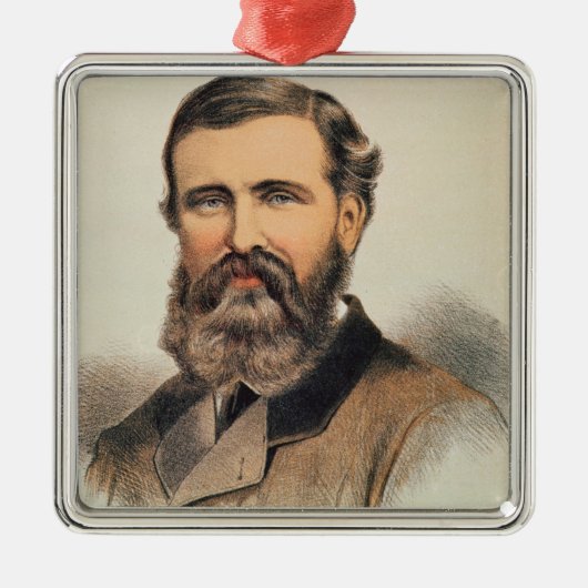 Ornement En Métal Portrait de Verney Lovett Cameron (Devant)