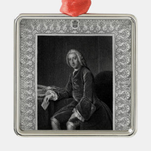 Ornement En Métal Portrait de William Pitt, ęr comte de Chatham