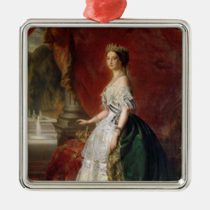 Ornement En Métal Portrait d'impératrice Eugenie de la France