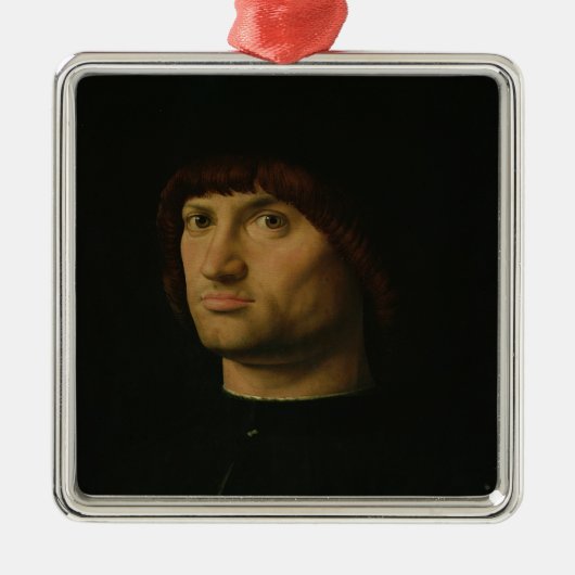 Ornement En Métal Portrait d'un homme, ou le Condottiere, 1475 (Devant)