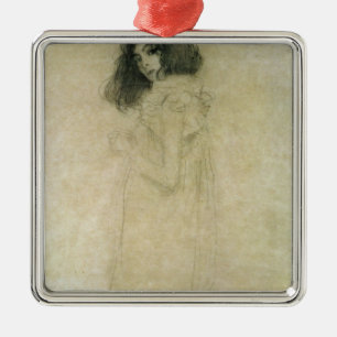Ornement En Métal Portrait d'une jeune femme, 1896-97