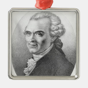 Ornement En Métal Portrait en Michel-Jean Sedaine