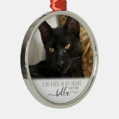 Ornement En Métal Pour toujours dans mon coeur Pet Memorial Keepsaké (Droite)