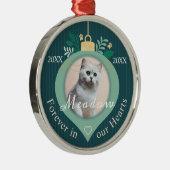 Ornement En Métal Pour toujours en notre photo de mémorial d'animal (Droite)