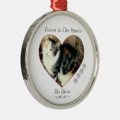Ornement En Métal pour toujours l'ornement commémoratif d'animal (Droite)