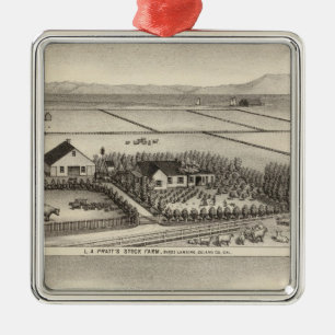 Ornement En Métal Pratt, fermes de Stewart