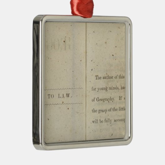 Ornement En Métal Préface Lecteur géographique pour enfants Dixie (Droite)