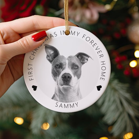 Ornement En Métal Premier Noël Dans Mon Forever Home | Noël