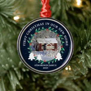 Ornement En Métal Premier Noël dans notre nouvelle maison photo de l