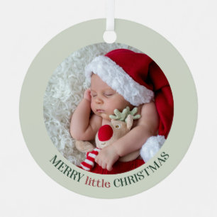 Ornement En Métal Premier Noël de bébé personnalisé