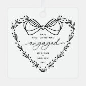 Ornement En Métal Premier Noël engagé (Recto)