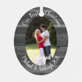 Ornement En Métal Premier Noël engagé (Verso)