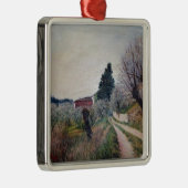 Ornement En Métal PREMIER PRINTEMPS EN GOUVERNALAIS / Paysage Toscan (Droite)