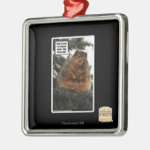 Ornement En Métal Préparez pour l'hiver (Gauche)