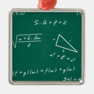 Ornement En Métal professeur de mathématiques algebra geek