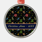 Ornement En Métal Professeur de mathématiques - Symboles mathématiqu (Devant)