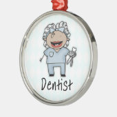 Ornement En Métal Professionnelle Dentiste (Gauche)