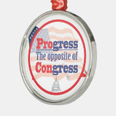 Ornement En Métal Progrès. L'opposé du congrès (Gauche)