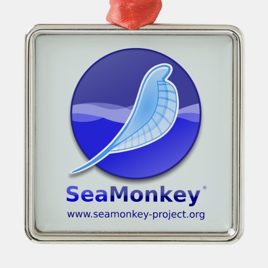 Ornement En Métal Projet de SeaMonkey - logo vertical (Devant)