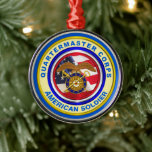 Ornement En Métal Proud Army Quartermaster Corps Veteran Christmas<br><div class="desc">Specially designed Commemorative “Proud Army Quartermaster Corps Veteran American Soldier” Design commemorating the tremendous accomplishments of our Brave Men and Women who have served in the all-important Quartermaster Corps! This beautifully designed Commemorative “Proud Army Quartermaster Corps Veteran – American Soldier” Design makes a wonderful gift for your Special Soldier, Family...</div>