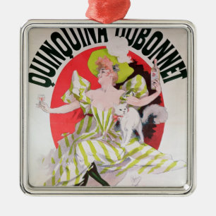 Ornement En Métal Publicité par affichage Quinquina Dubonnet