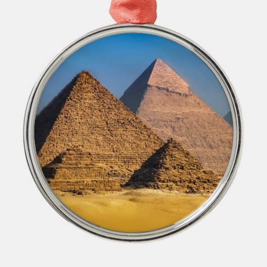 Ornement En Métal Pyramides (Devant)