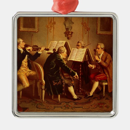 Ornement En Métal Quartet de ficelle (Devant)