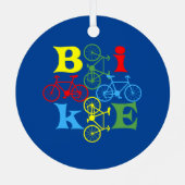 Ornement En Métal Quatre vélos (Verso)