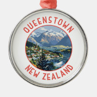 Queenstown Nouvelle-Zélande Retro Cercle désorgani