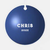 Ornement En Métal Racquetball Noël Collectif (Verso)