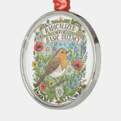 Ornement En Métal Radicalized by Basic Decency Aesthetic Art Bird (Gauche)