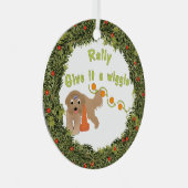 Ornement En Métal Rallye XMas Wreath Wiggle (Avant droite)